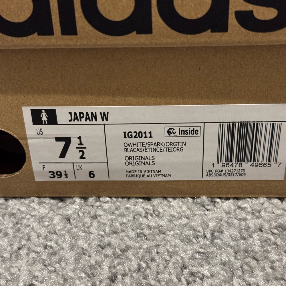 Adidas Women's Sneakers - Yellow and Cream - Picture 10 of 10